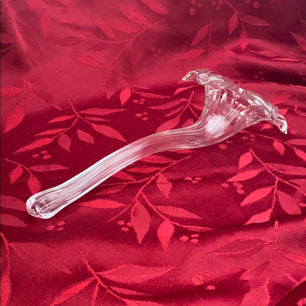 Vintage Art Glass Blown Glass Lilly-Shaped Sgl. Stem Epergne Bud Vase - Picture 4 of 8